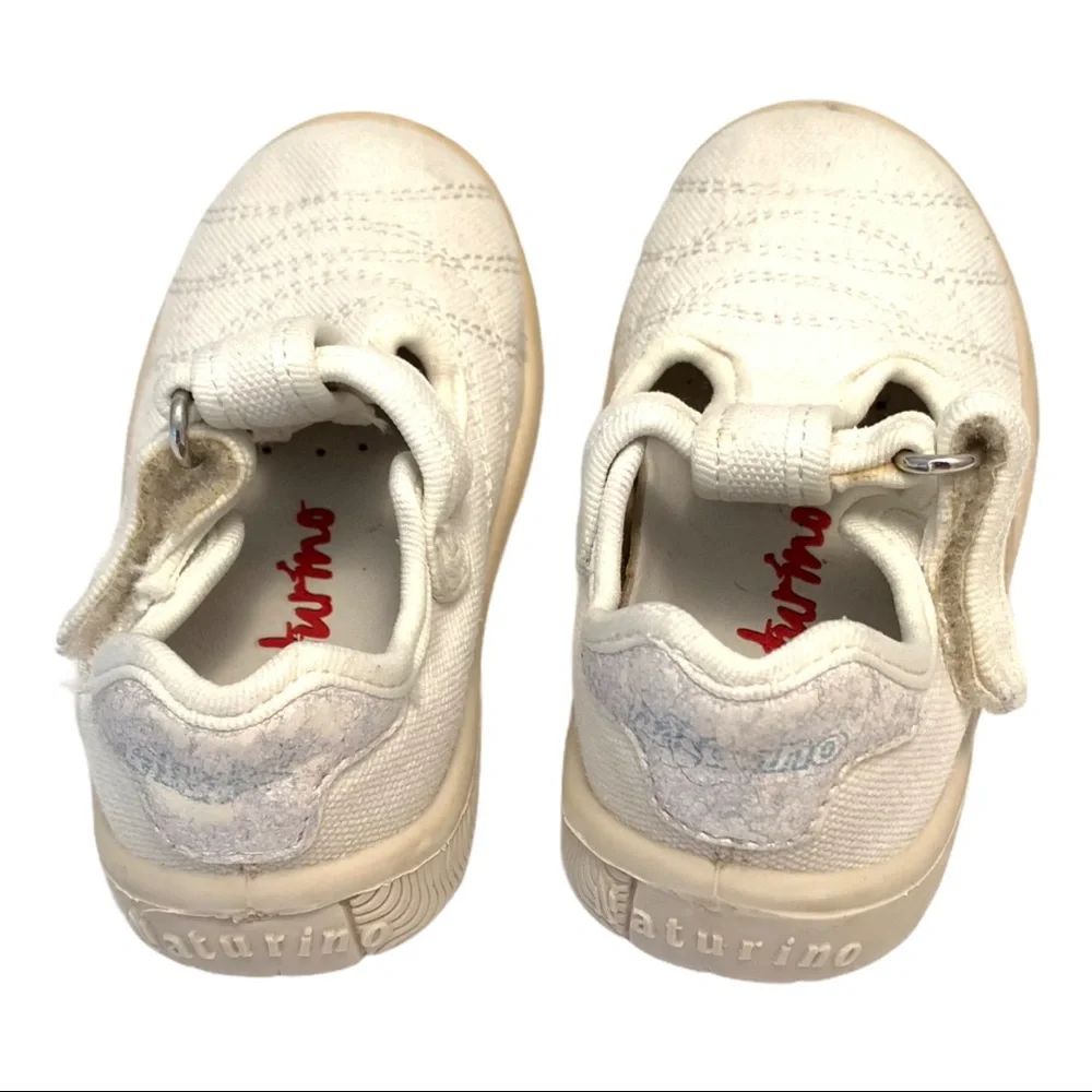 Naturino Baby Girls White Ostuni Infant, Size 5